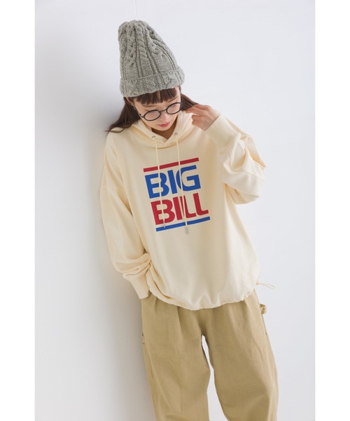 【BIG BILL/ビッグビル】320g裏毛　ロゴパーカー