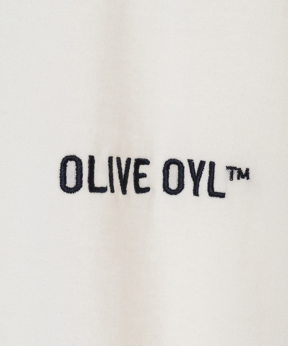 リサイクルコットン　OLIVEグラフィックTシャツ 詳細画像 WHITE 6