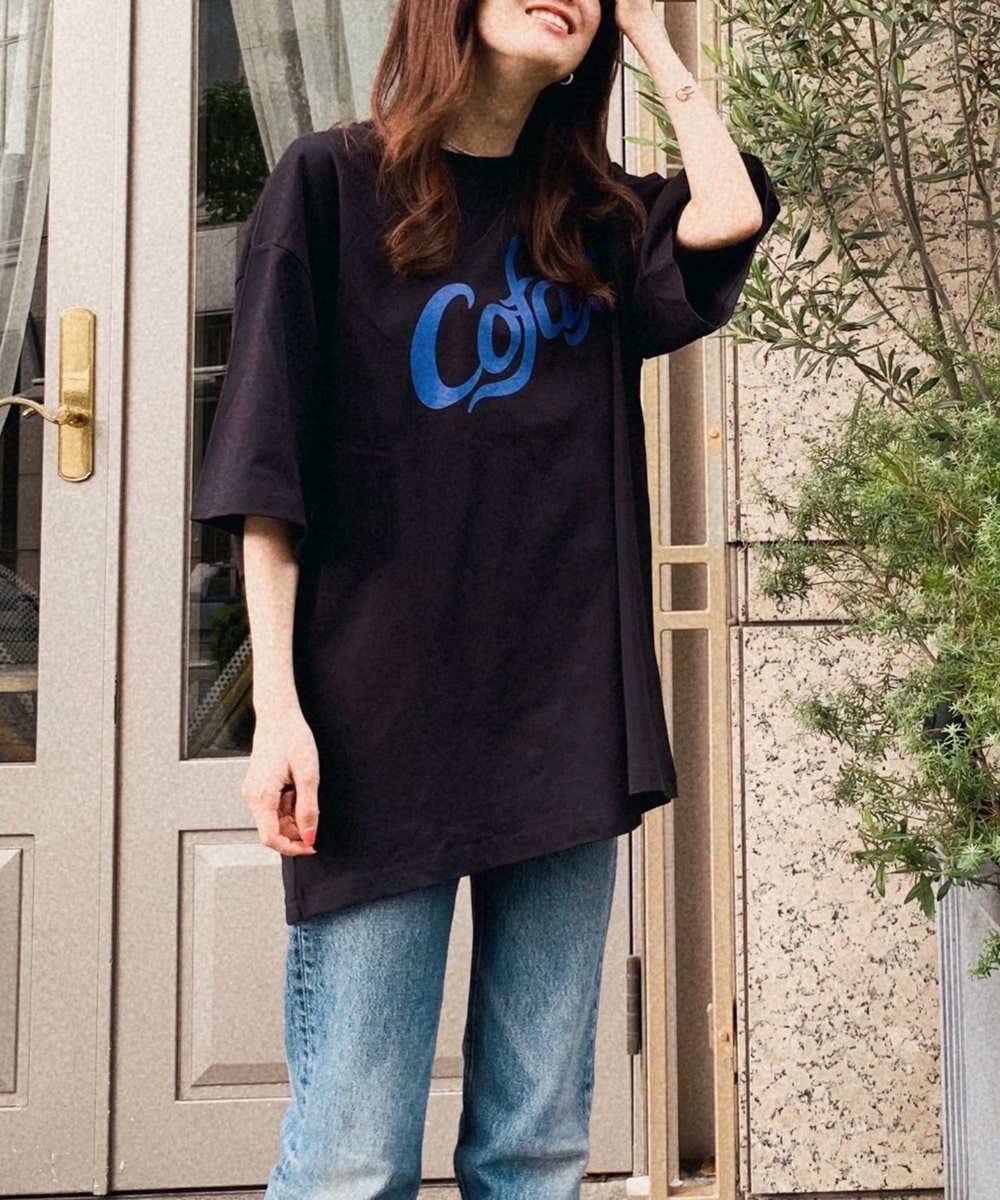 【COFAX COFFEE SHOP】グラフィックワイドTシャツ 詳細画像 BLACK 7