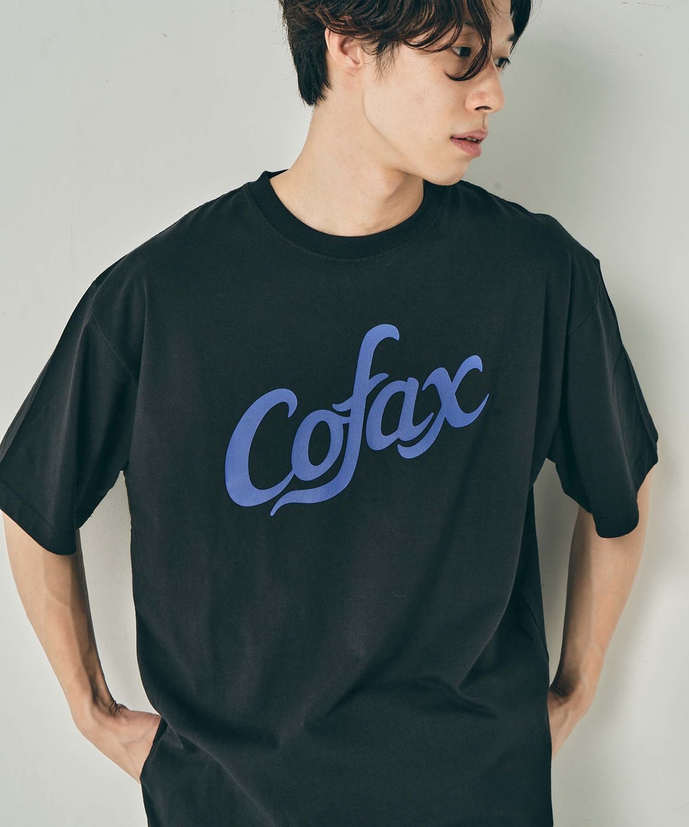 【COFAX COFFEE SHOP】グラフィックワイドTシャツ 詳細画像 BLACK 1