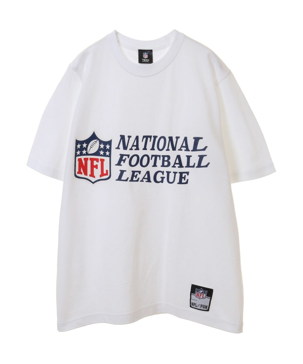 NFL プリントTシャツ　NFLシールド（NATIONAL FOOTBALL LEAGUE 文字付） 詳細画像 WHITE 1