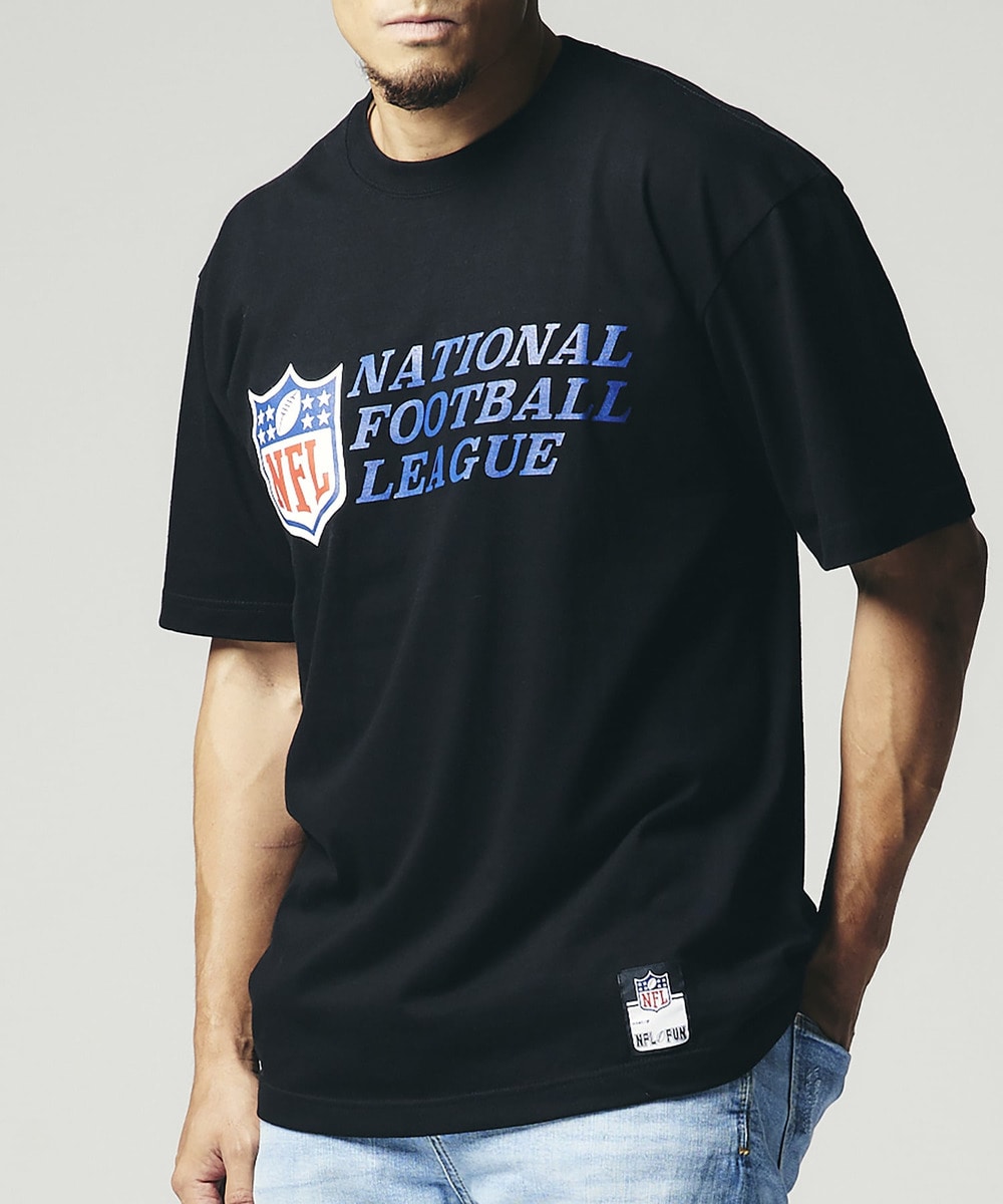 NFL プリントTシャツ　NFLシールド（NATIONAL FOOTBALL LEAGUE 文字付） 詳細画像 WHITE 4