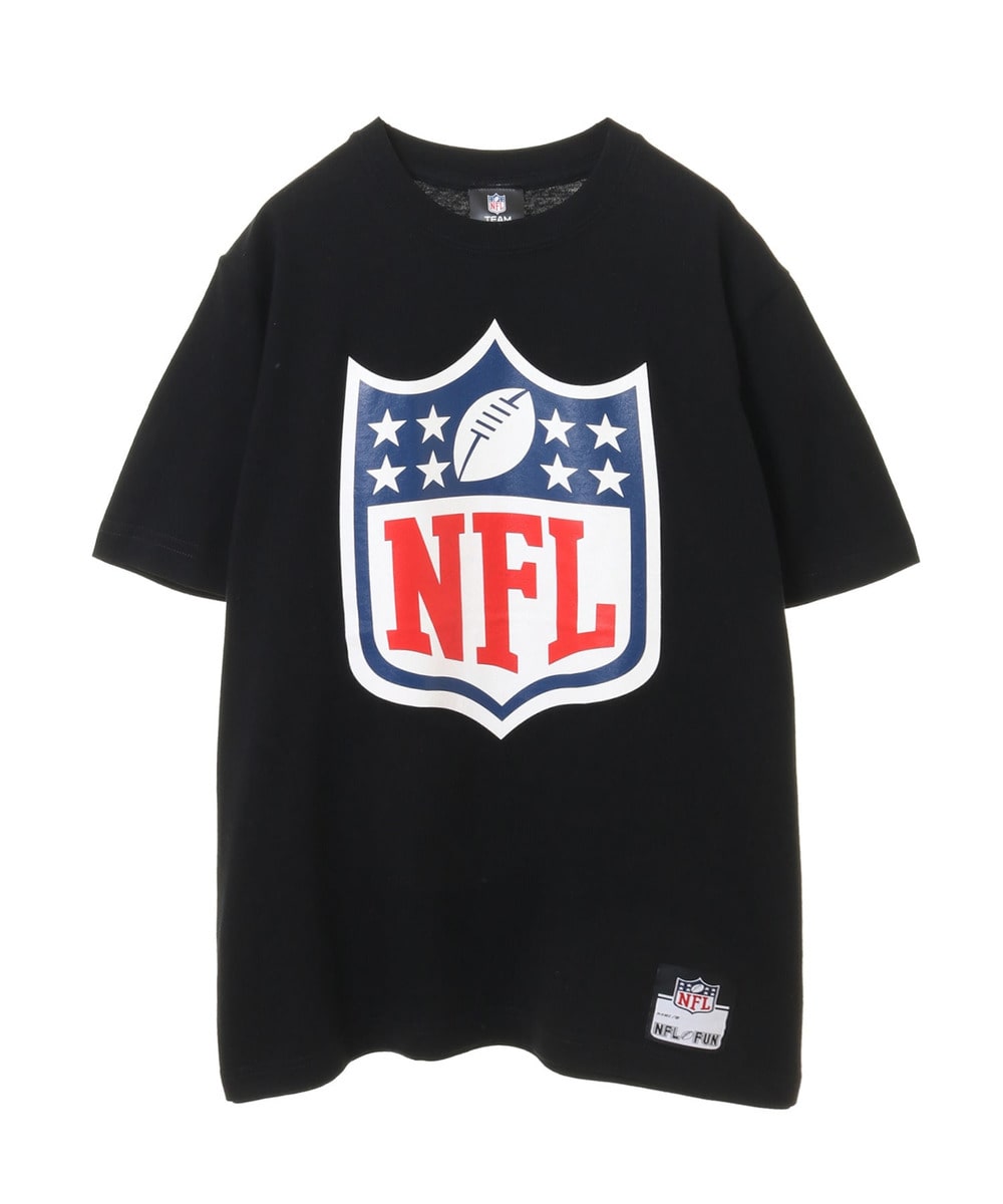 NFL プリントTシャツ　NFLシールド(NATIONAL FOOTBALL LEAGUE ロゴ) 詳細画像 BLACK 1