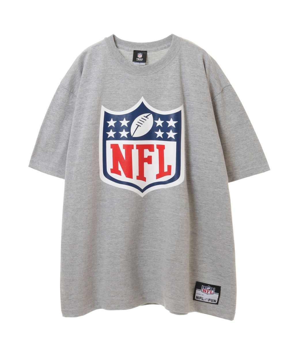 NFL プリントTシャツ　NFLシールド(NATIONAL FOOTBALL LEAGUE ロゴ) 詳細画像 GRAY 1