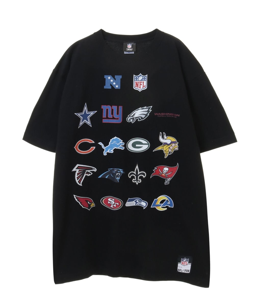 NFL プリントTシャツ　NFC(NATIONAL FOOTBALL CONFERENCE) 詳細画像 BLACK 1