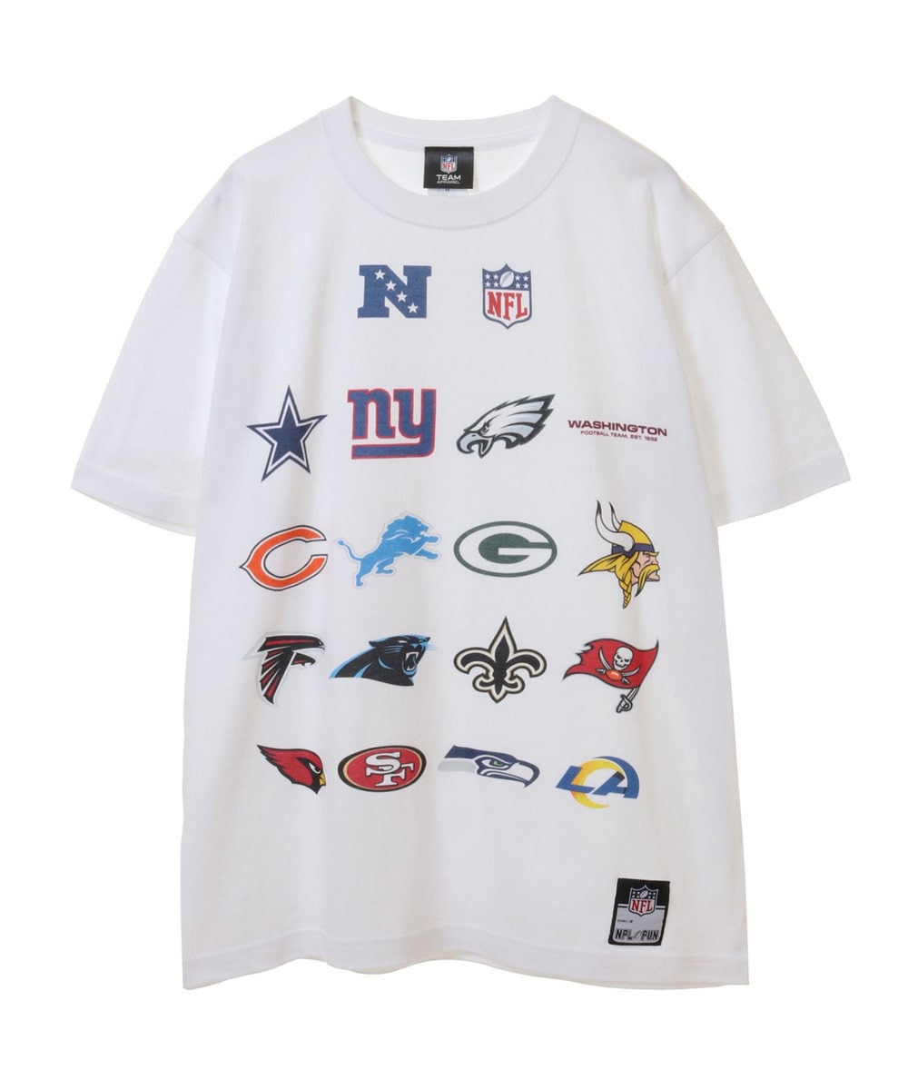 NFL プリントTシャツ　NFC(NATIONAL FOOTBALL CONFERENCE) 詳細画像 WHITE 1