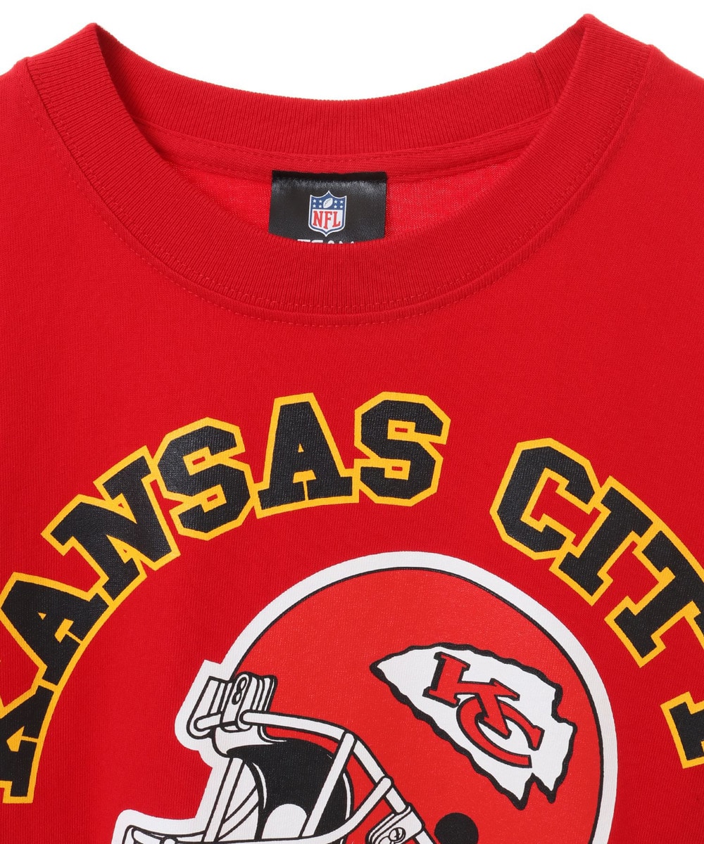 NFL プリントTシャツ　ヘルメットデザイン（KC CHIEFS/チーフス） RED(レッド) 詳細画像 RED 3