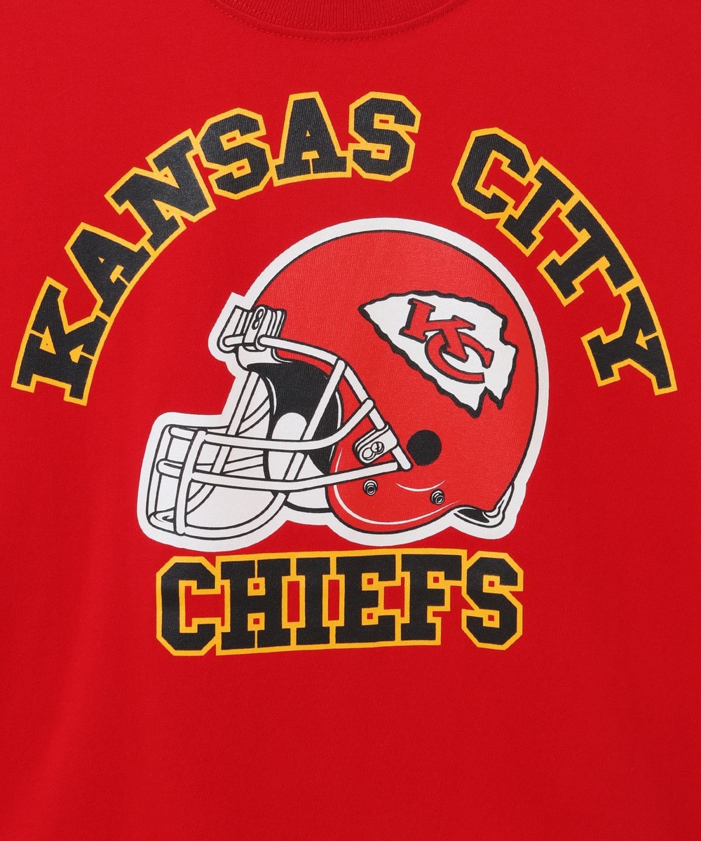 NFL プリントTシャツ　ヘルメットデザイン（KC CHIEFS/チーフス） RED(レッド) 詳細画像 RED 6