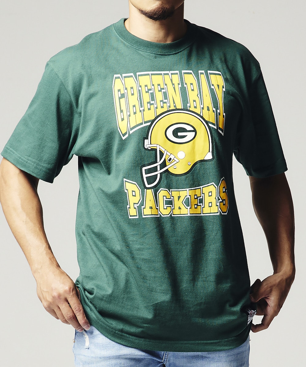 NFL プリントTシャツ　ヘルメットデザイン（GB PACKERS/パッカーズ） GREEN(グリーン) 詳細画像 GREEN 8