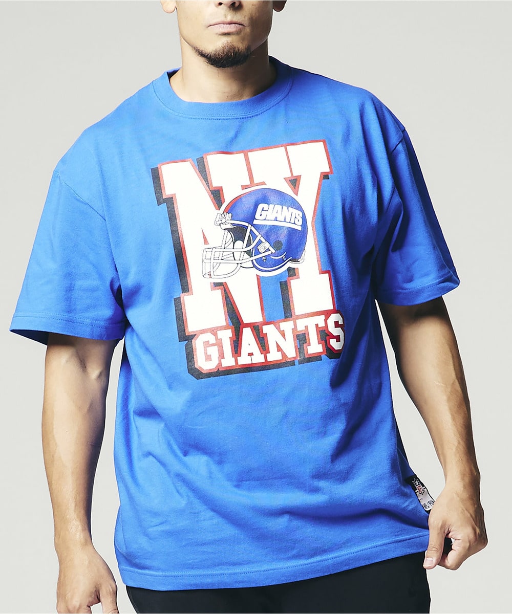 NFL プリントTシャツ　ヘルメットデザイン（NYG GIANTS/ジャイアンツ） BLUE(ブルー) 詳細画像 BLUE 8