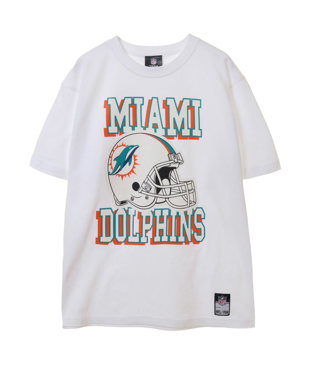 80年代 チャンピオン Champion トリコタグ NFL MIAMI DOLPHINS マイアミドルフィンズ スポーツプリントTシャツ USA製 メンズS ヴィンテージ /eaa323499