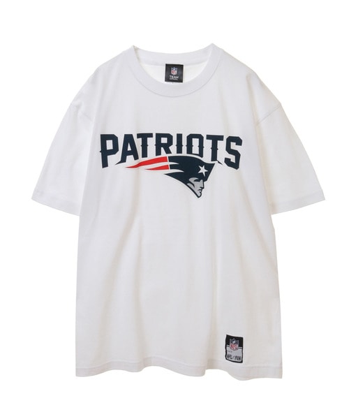 NFL プリントTシャツ（NE PATRIOTS/ペイトリオッツ） WHITE(ホワイト)