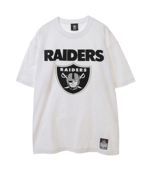 NFL プリントTシャツ（LV RAIDERS/レイダース） WHITE(ホワイト)