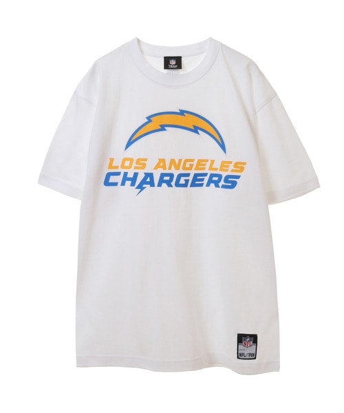 NFL プリントTシャツ（LAC CHARGERS/チャージャーズ） WHITE(ホワイト)