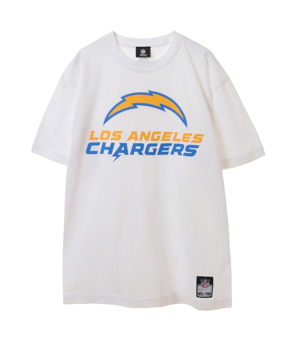 NFL プリントTシャツ（LAC CHARGERS/チャージャーズ） WHITE(ホワイト 
