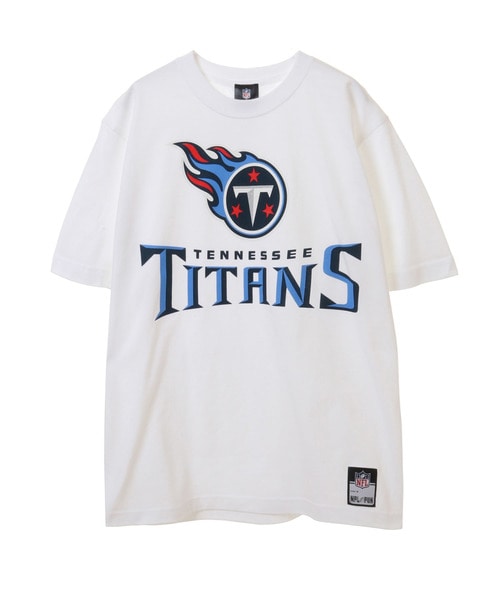 NFL プリントTシャツ（TEN TITANS/タイタンズ） WHITE(ホワイト)