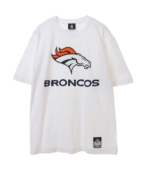 NFL プリントTシャツ（DEN BRONCOS/ブロンコス） WHITE(ホワイト)