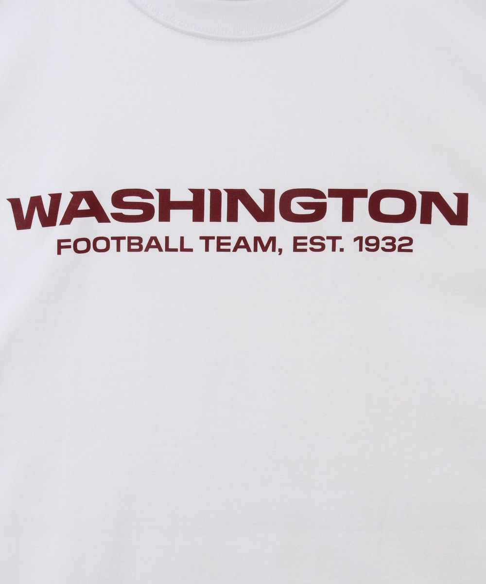 NFL プリントTシャツ（WAS WASHNGTON FOOTBALL TEAM/ワシントン フットボール チーム） WHITE(ホワイト) 詳細画像 WHITE 6