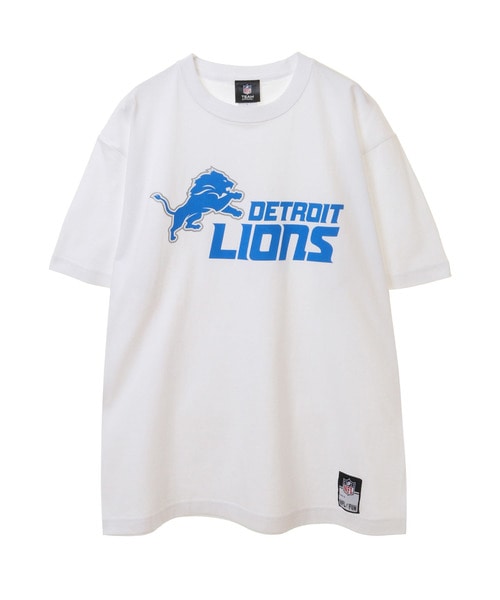 NFL プリントTシャツ（DET LIONS/ライオンズ） WHITE(ホワイト)
