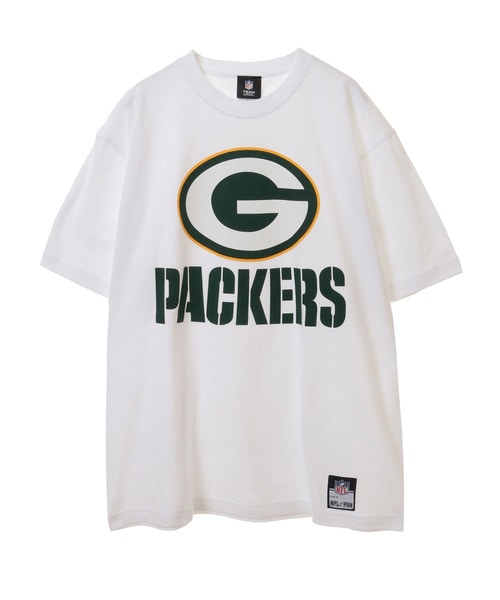 NFL プリントTシャツ（GB PACKERS/パッカーズ） WHITE(ホワイト)