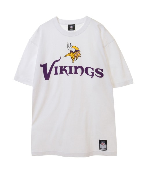 NFL プリントTシャツ（MIN VIKINGS/バイキングス） WHITE(ホワイト)