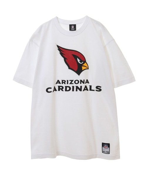 NFL プリントTシャツ（ARI CARDINALS/カージナルス） WHITE(ホワイト)