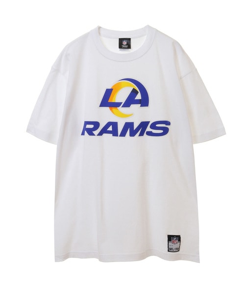 NFL プリントTシャツ（LAR RAMS/ラムズ） WHITE(ホワイト)