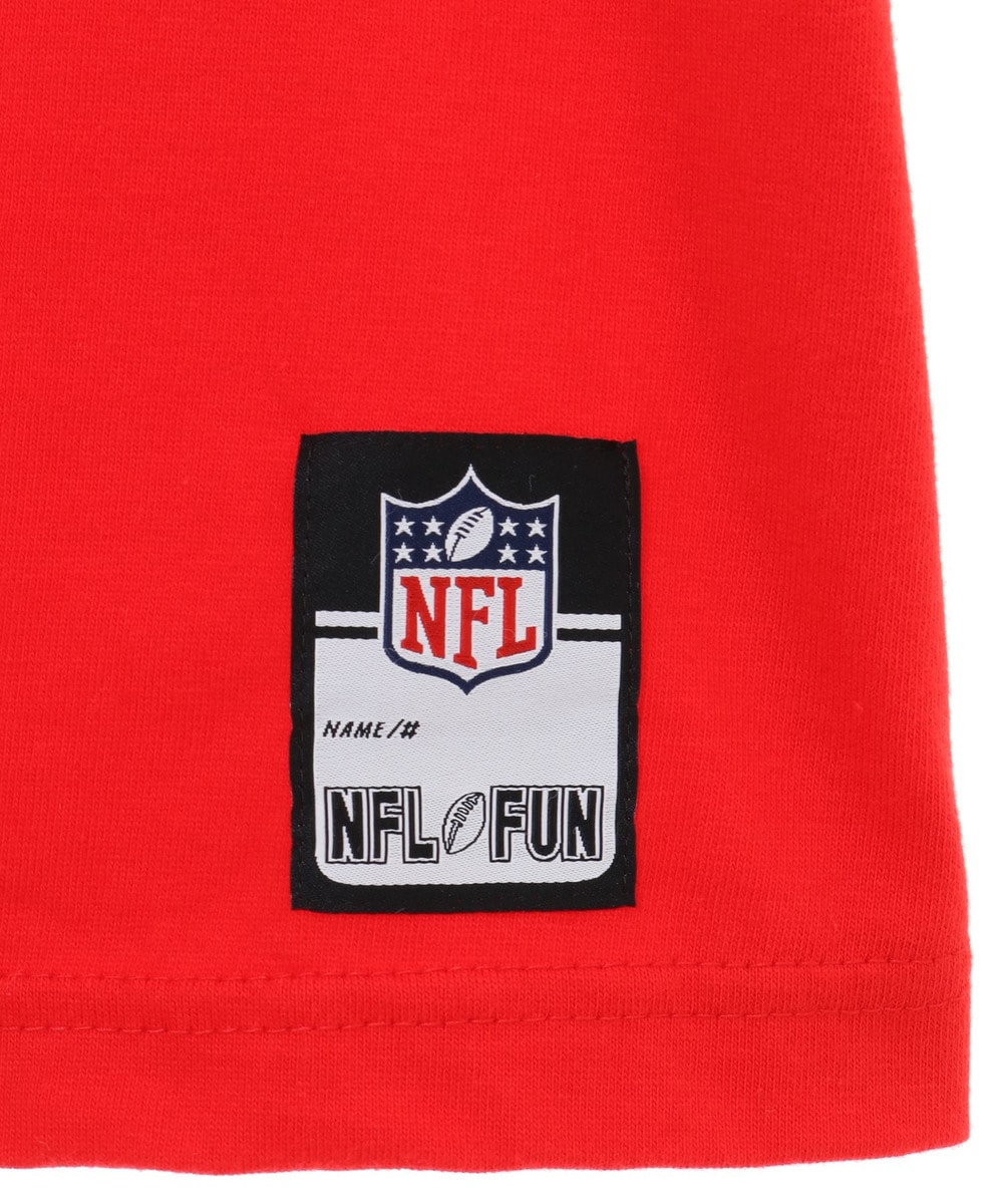 NFL クラックプリントTシャツ（KC CHIEFS/チーフス） RED(レッド) 詳細画像