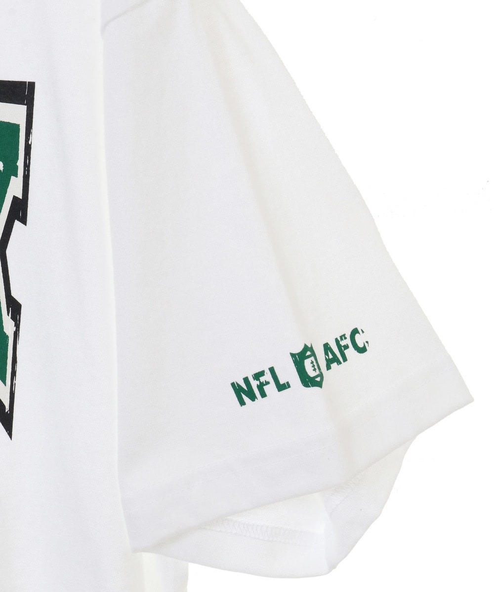 NFL クラックプリントTシャツ （NYJ JETS/ジェッツ） WHITE(ホワイト