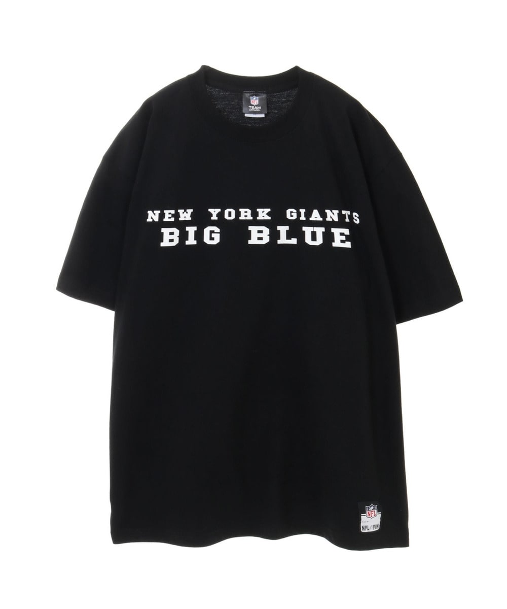 NFL プリントTシャツ スローガン（NYG GIANTS/ジャイアンツ） 【BIG BLUE】 詳細画像 BLACK 1