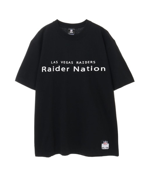NFL プリントTシャツ スローガン（LV RAIDERS/レイダース） 【RAIDER NATION 】