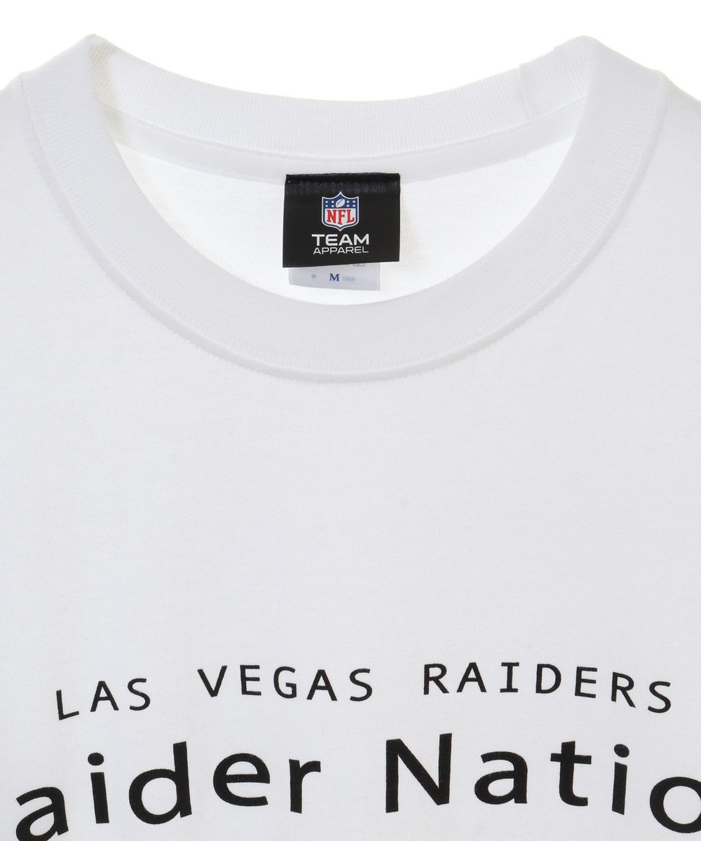 NFL プリントTシャツ スローガン（LV RAIDERS/レイダース） 【RAIDER NATION 】 詳細画像 WHITE 3