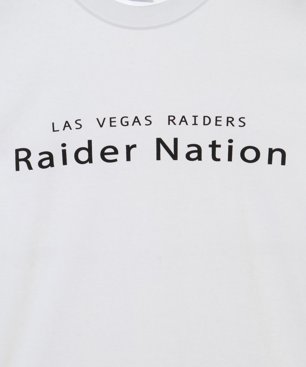 NFL プリントTシャツ スローガン（LV RAIDERS/レイダース） 【RAIDER NATION 】 詳細画像 WHITE 6