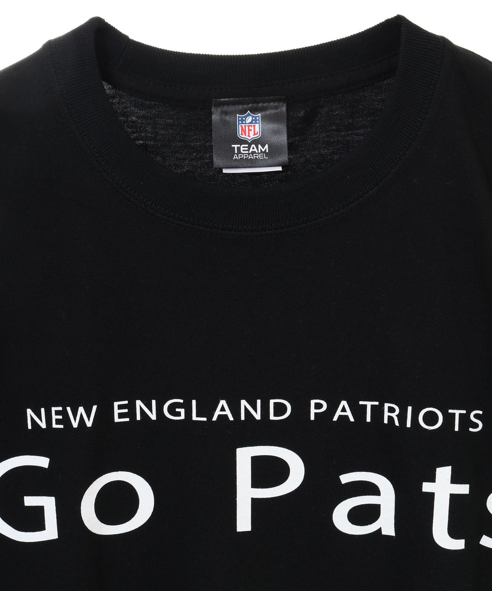 NFL プリントTシャツ スローガン（NE PATRIOTS/ペイトリオッツ） 【GO PATS】 詳細画像 BLACK 3