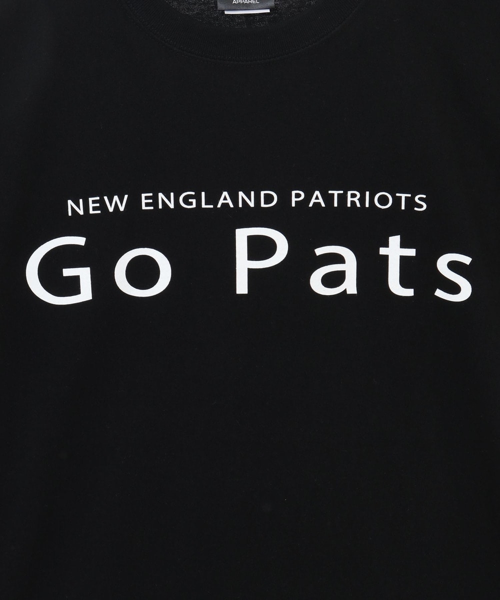 NFL プリントTシャツ スローガン（NE PATRIOTS/ペイトリオッツ） 【GO PATS】 詳細画像 BLACK 6