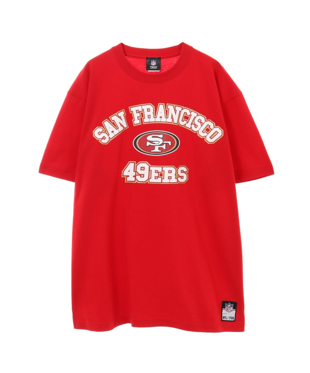 NFL プリントTシャツ アーチデザイン（SF 49ers/フォーティナイナーズ） RED(レッド) 詳細画像 RED 1