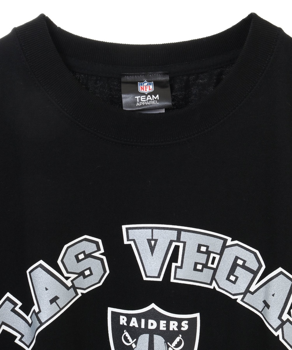 NFL プリントTシャツ アーチデザイン（LV RAIDERS/レイダース） BLACK 