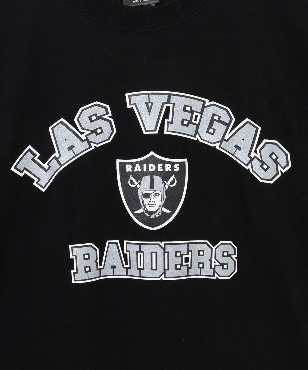 NFL プリントTシャツ アーチデザイン（LV RAIDERS/レイダース） BLACK(ブラック) 詳細画像 BLACK 6