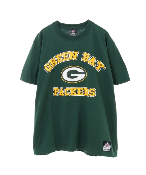 NFL プリントTシャツ アーチデザイン（GB PACKERS/パッカーズ） GREEN(グリーン)