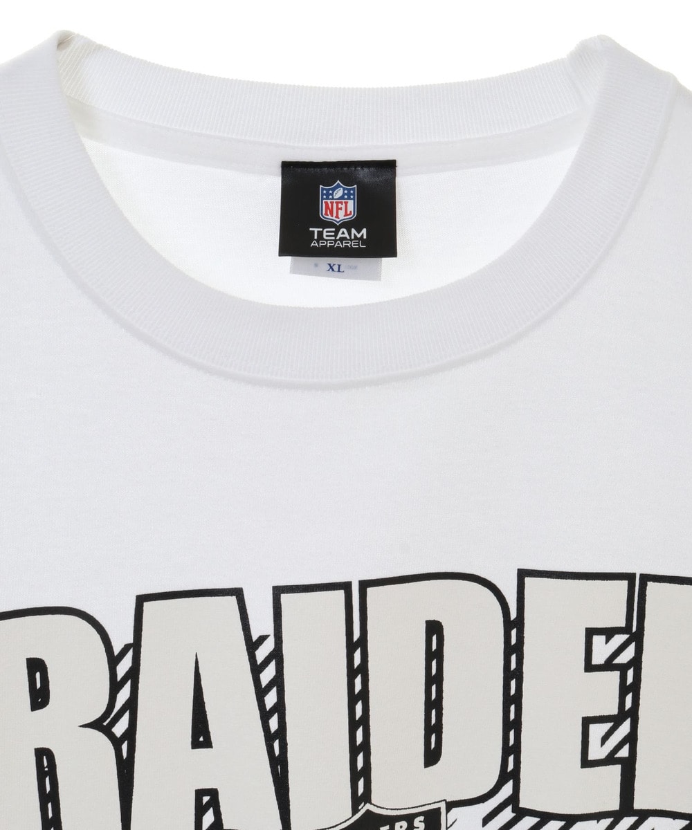 NFL プリントTシャツ スローガン２（LV RAIDERS/レイダース） WHITE(ホワイト) 詳細画像 WHITE 3
