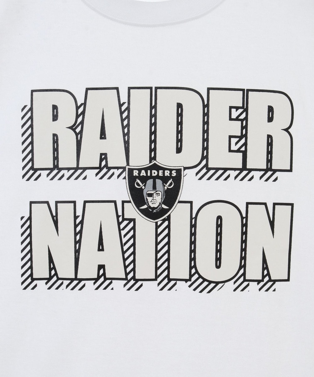 NFL プリントTシャツ スローガン２（LV RAIDERS/レイダース） WHITE(ホワイト) 詳細画像 WHITE 6