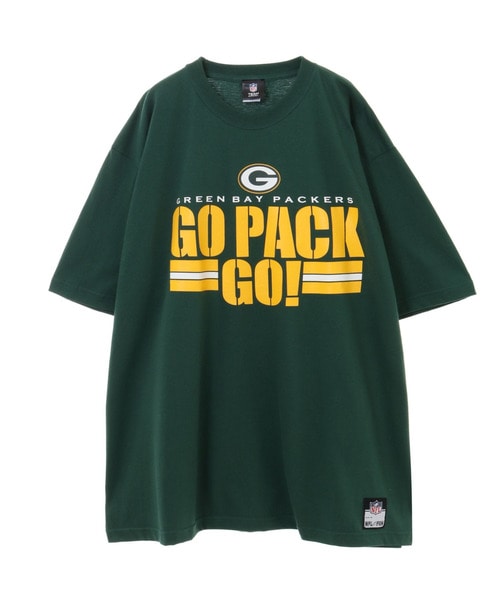 NFL プリントTシャツ スローガン２（GB PACKERS/パッカーズ） GREEN(グリーン)