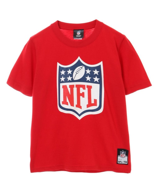 NFL プリントTシャツ【Kid’s】NFLシールド RED(レッド)