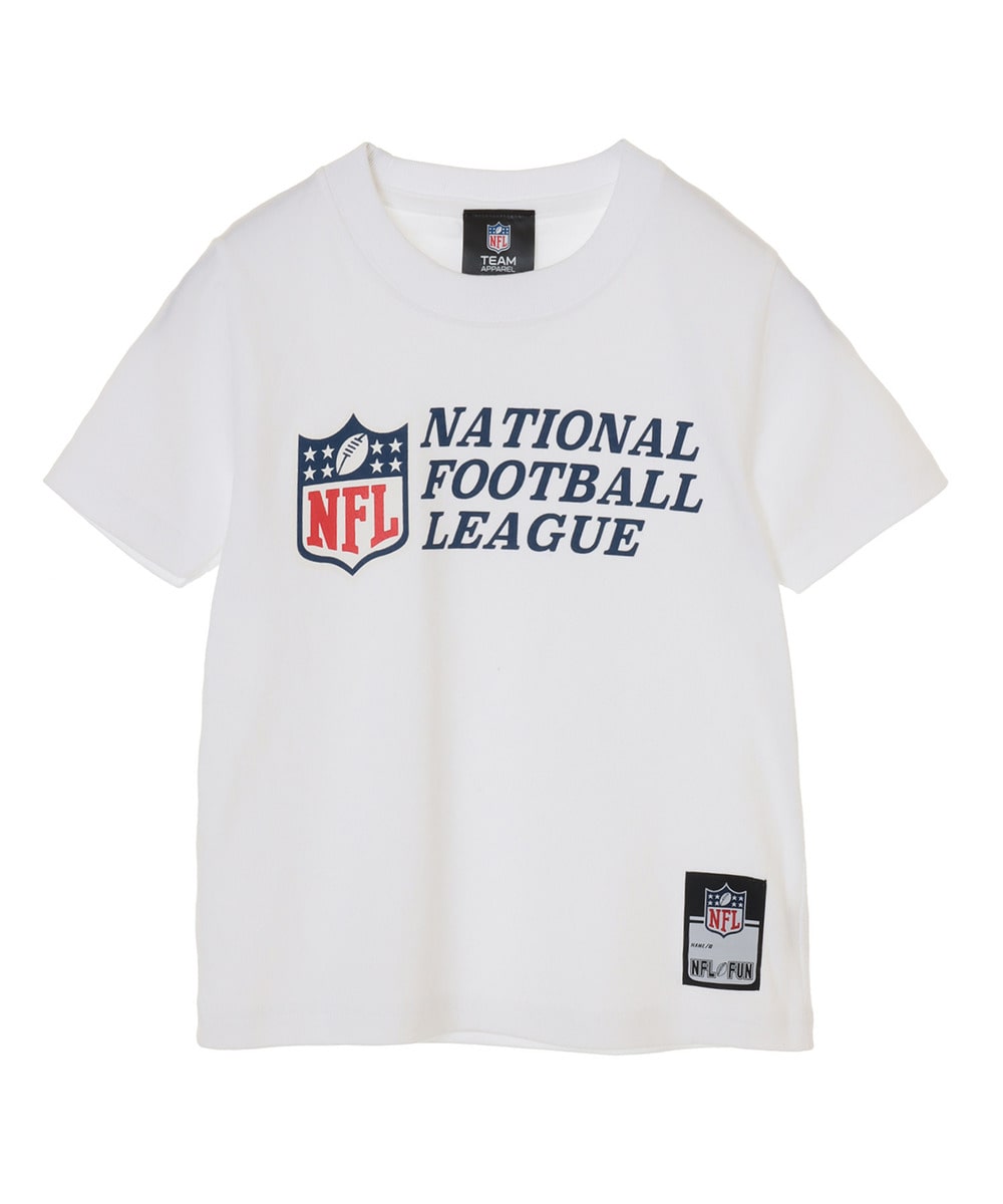 NFL プリントTシャツ【Kid's】NFLシールド(NATIONAL FOOTBALL LEAGUE 文字付） 詳細画像 WHITE 1