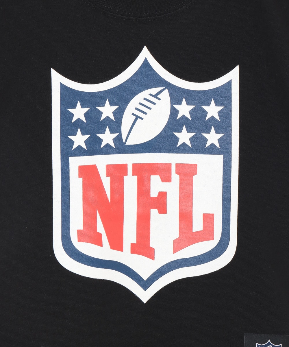 NFL プリントTシャツ【Kid's】NFLシールド(NATIONAL FOOTBALL LEAGUE ロゴ） 詳細画像 BLACK 3
