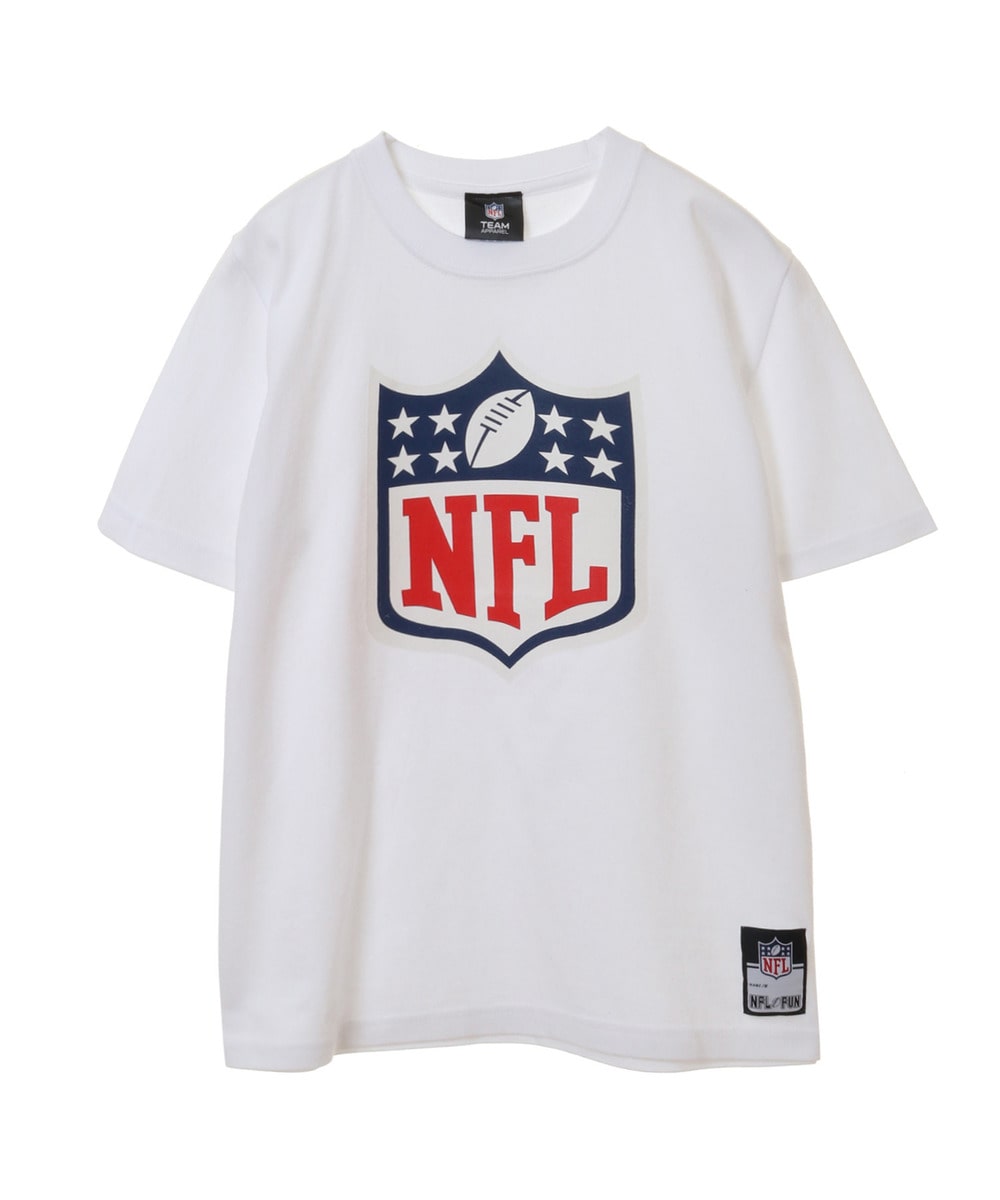 NFL プリントTシャツ【Kid's】NFLシールド(NATIONAL FOOTBALL LEAGUE ロゴ） 詳細画像 WHITE 1