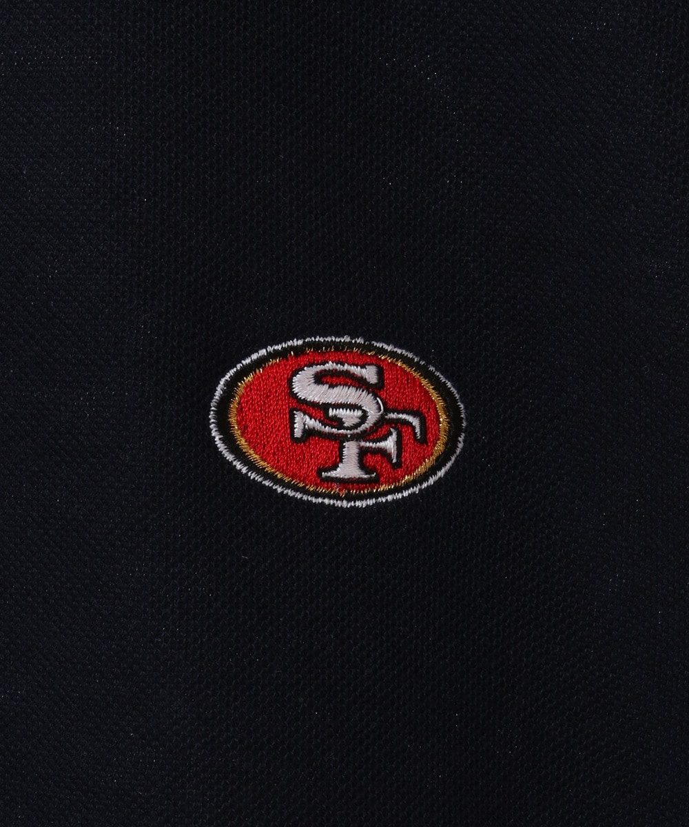 NFL 半袖鹿の子　ワンポイントロゴポロシャツ（SF 49ers/フォーティナイナーズ） 詳細画像 NAVY 6