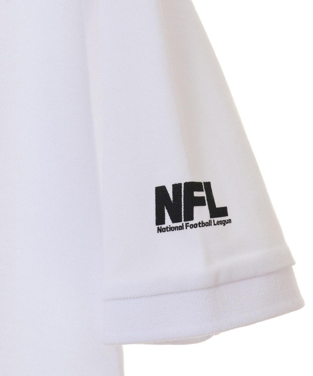 NFL 半袖鹿の子　ワンポイントロゴポロシャツ（PIT STEELERS/スティーラーズ） 詳細画像 WHITE 5