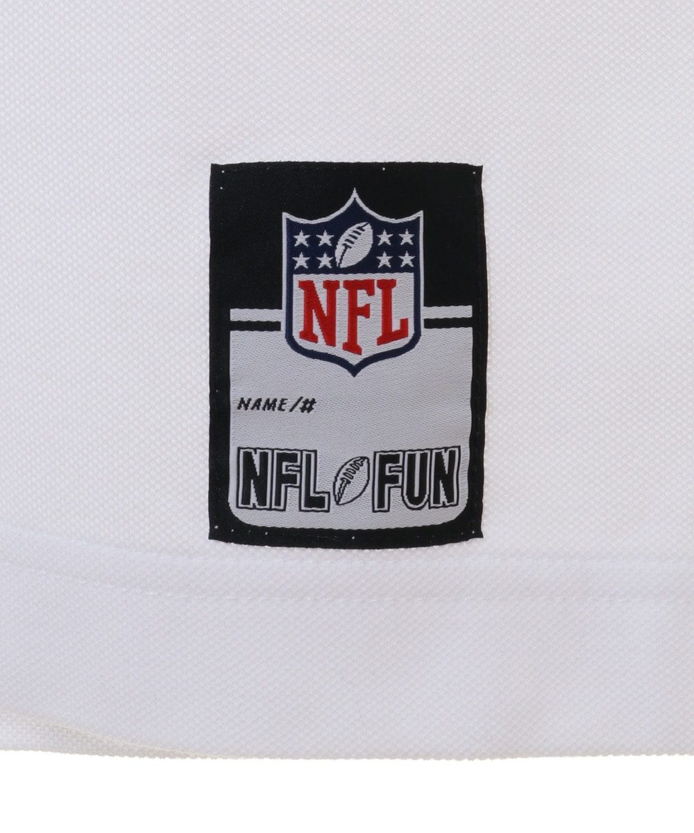 NFL 半袖鹿の子　ワンポイントロゴポロシャツ（PIT STEELERS/スティーラーズ） 詳細画像 WHITE 6