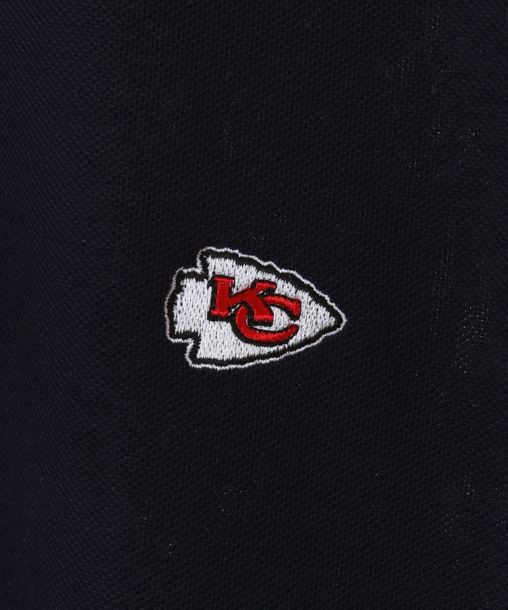 NFL 半袖鹿の子　ワンポイントロゴポロシャツ（KC CHIEFS/チーフス） 詳細画像 NAVY 5